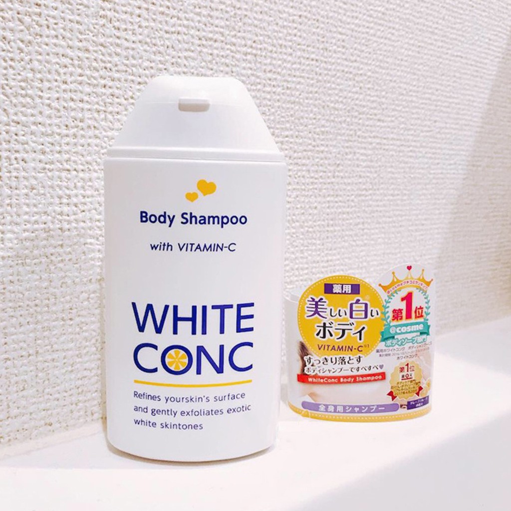 Sữa Tắm Dưỡng Trắng Da White Conc 360ml