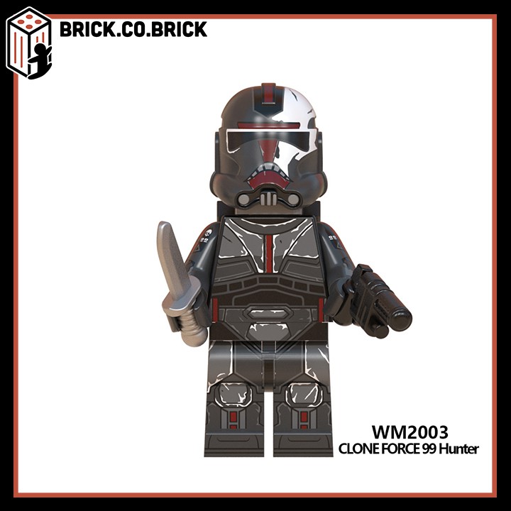 WM6095 - Đồ chơi lắp ráp mô hình minifigure non lego Star Wars- Chiến tranh giữa các vì sao- Darth Maul -Bo Katan- Echo