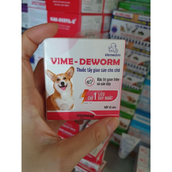 hộp 10 viên vmderworrm cho boss xinh