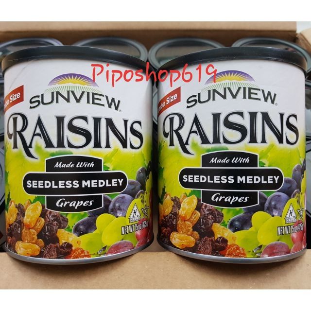 Nho khô thập cẩm Raisins 425g Mỹ