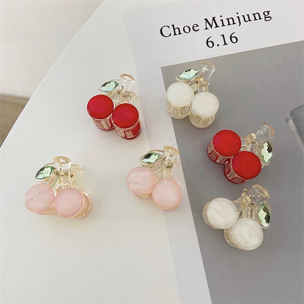 Kẹp Tóc Hình Trái Cherry/ Cherry Xinh Xắn Phong Cách Hàn Quốc Cho Bé Gái