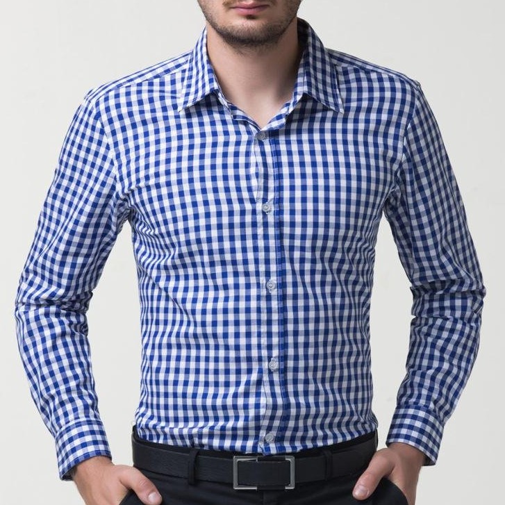 Áo sơ mi nam đẹp hàn quốc dài tay cao cấp kẻ F8888 loại đẹp Caro006