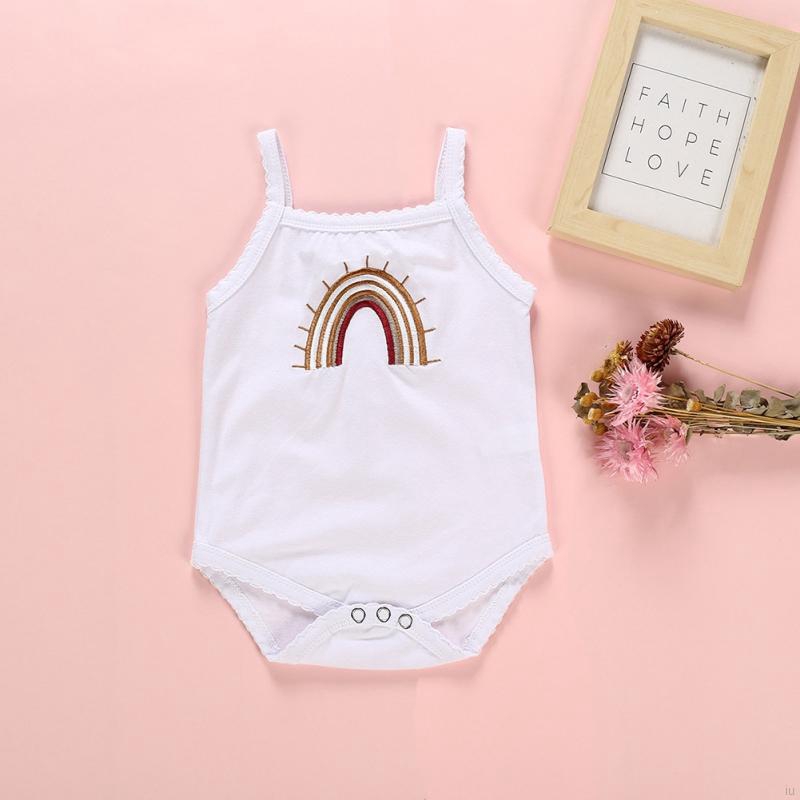 Bộ Bodysuit Một Mảnh Màu Cầu Vồng Cho Bé Sơ Sinh