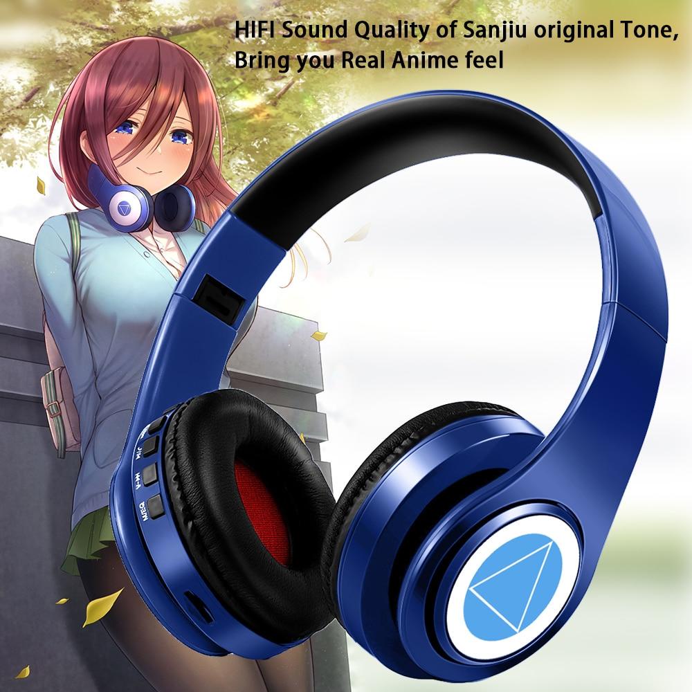 Tai Nghe Bluetooth 5.0 Hình Cô Dâu Nakano cos anime Nhật Bản