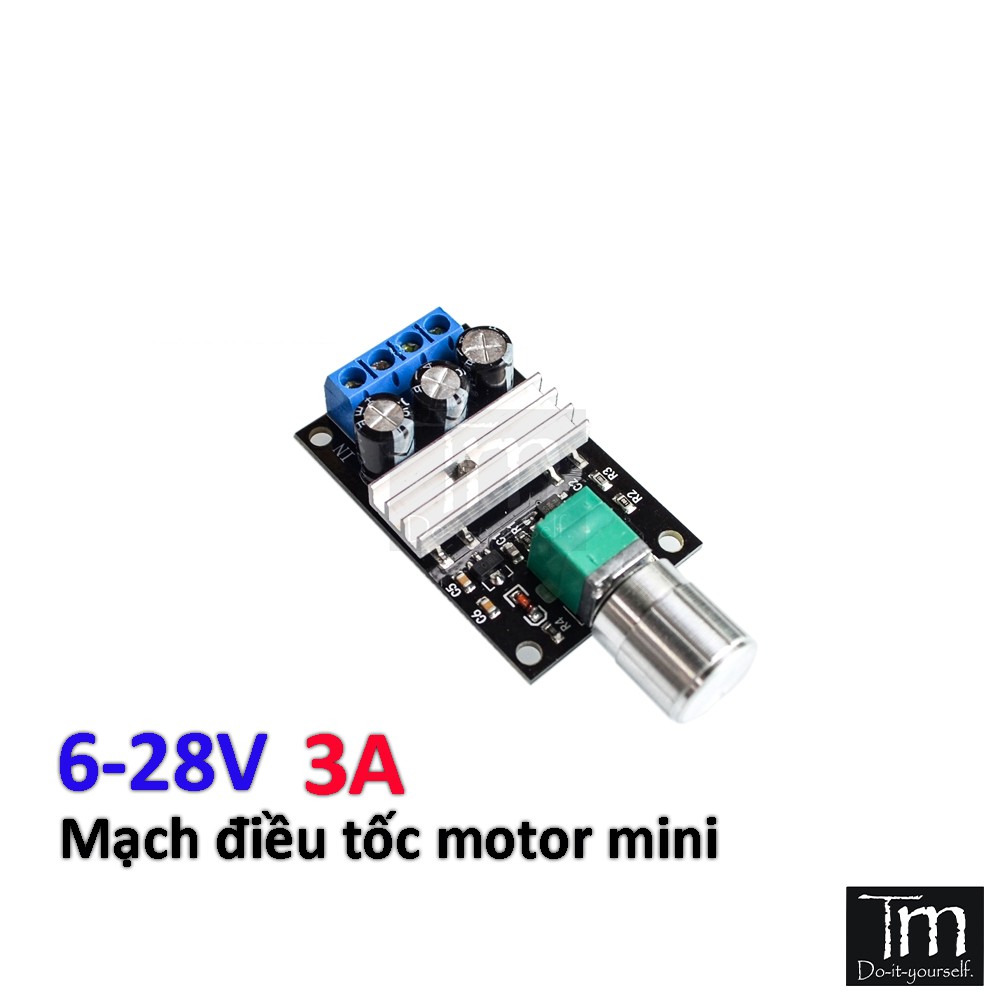 Mạch Điều Tốc Động Cơ PWM 6V-28V 3A