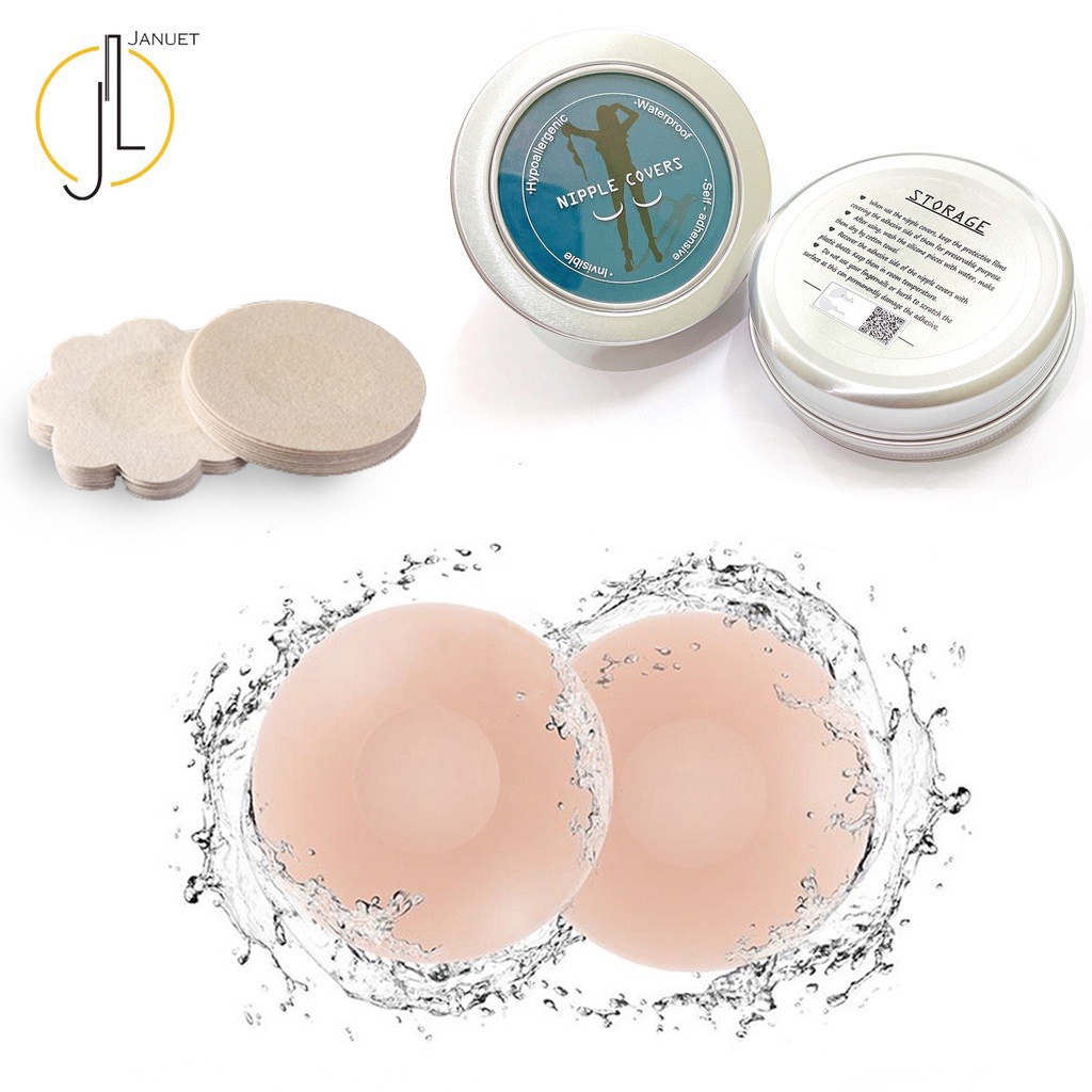 Miếng Dán Ngực Nipple Cover Full Hộp Cao Cấp siêu dính chống nước bất chấp mồ hôi