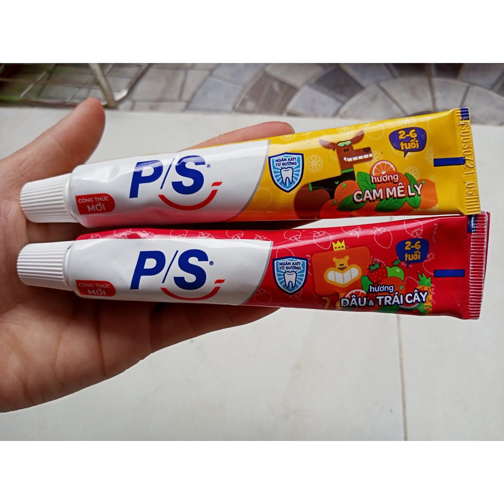 [Chính hãng] Kem Đánh Răng P/S 45g Trẻ Em (2-6 Tuổi)