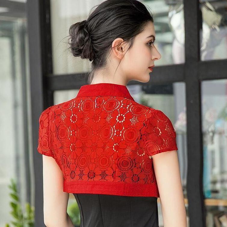 [Aishang Xinh Đẹp] Áo Khoác Cardigan Mỏng Chống Nắng Dáng Ngắn Viền Ren Thời Trang Xuân Hè Cho Nữ