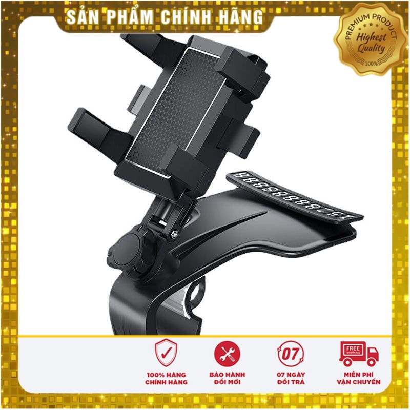 Giá đỡ kẹp điện thoại Vô Lăng để trên xe hơi ô tô chống rung treo đa điểm trên taplo, gương chiếu hậu - TuanBoutique