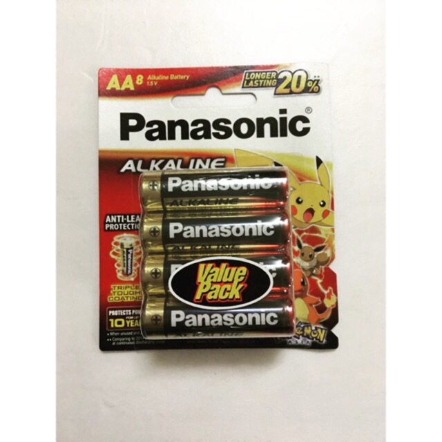 Pin AA Panasonic Alkaline vỉ 8 viên