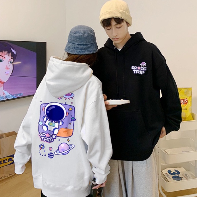 (In Pet) ÁO KHOÁC HOODIE NỈ NGOẠI Phi Hành Gia Space Trip (HD3040 - Dày Đẹp) (SUBINZ STORE)