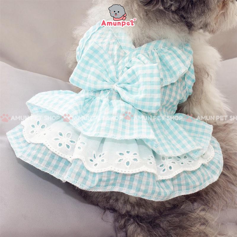 Váy Công Chúa Cho Chó Mèo Mẫu Váy Đầm Cho Thú Cưng Thời Trang Quần Áo Chó Mèo Mùa Hè Cao Cấp Giá Rẻ Amun Pet
