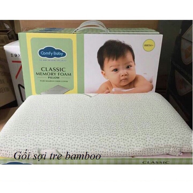 GỐI CHỐNG NGẠT SỢI TRE BAMBOO Comfy baby