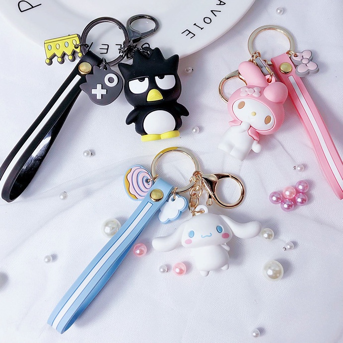 Móc Khóa Hello Kitty Kuromi MY Melody Dễ Thương