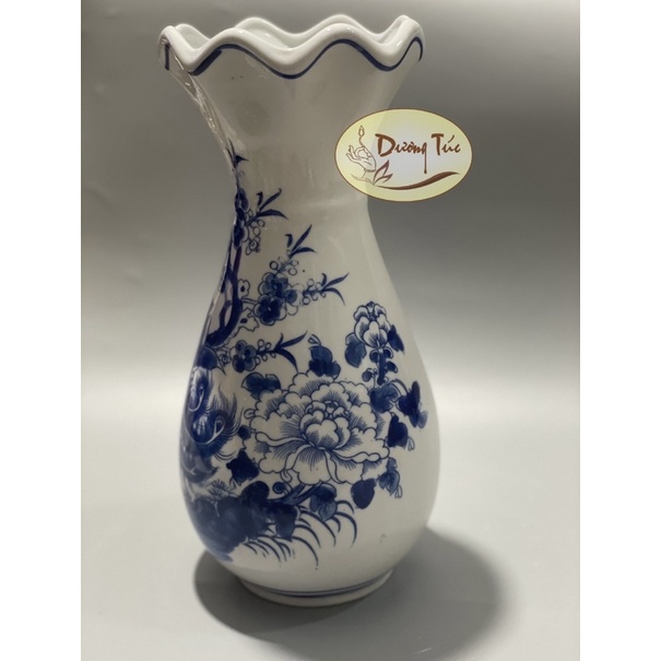 Bình Hoa (Song Phụng) Gốm Sứ Bát Tràng