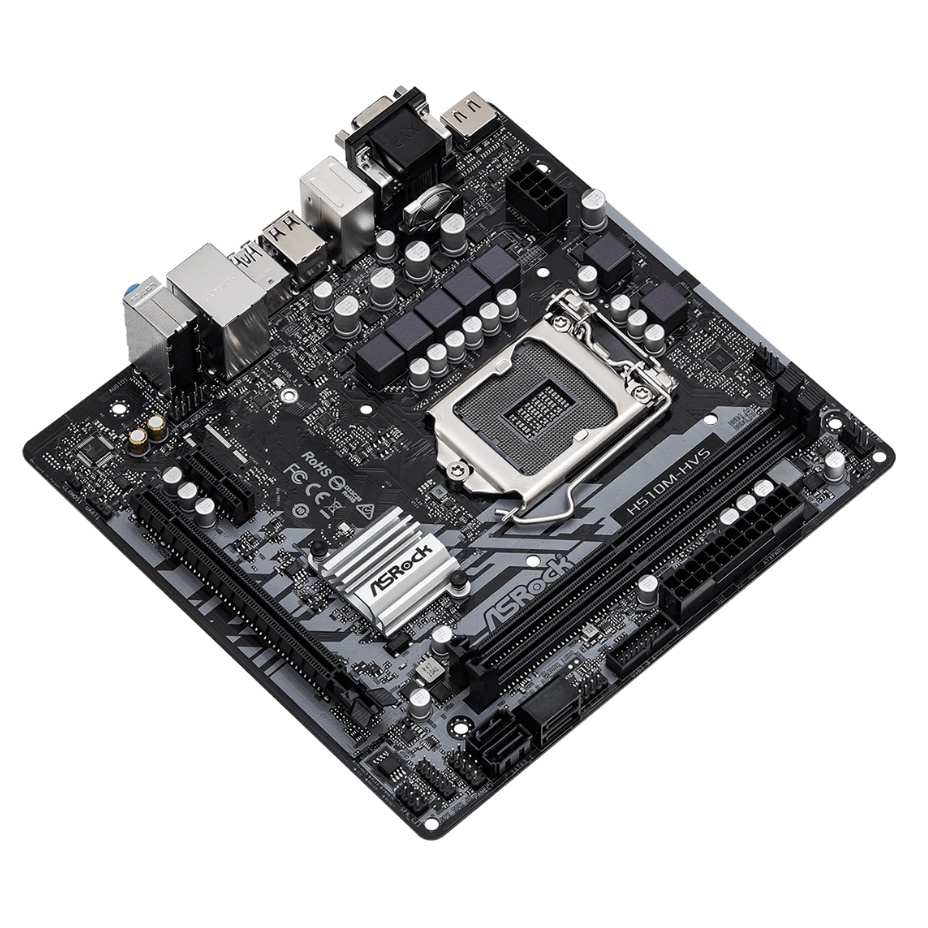 Main Asrock H510M HVS socket 1200 hỗ trợ cpu đời 10 và 11 + hàng chính hãng bảo hành 36 tháng