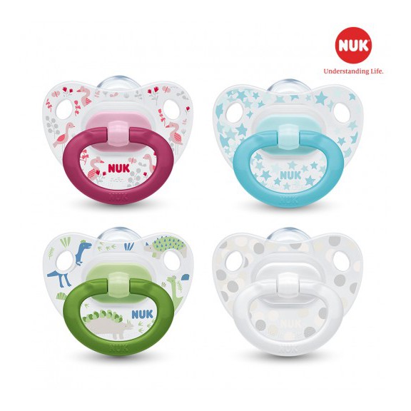 Bộ 2 Ti Giả Nuk Happyday Silicone Cho Bé Sơ Sinh 0-6M 6-18M Chính Hãng Gía Rẻ