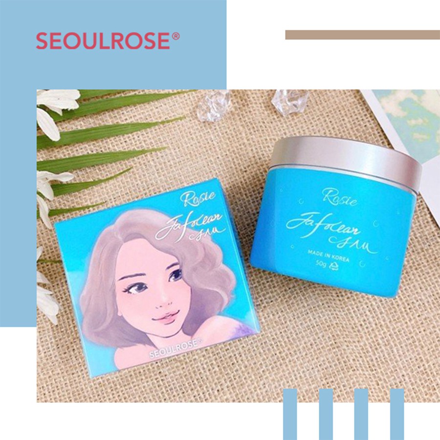 Kem dưỡng trắng làm mềm da Seoulrose rosie jafocean jam cream 50g