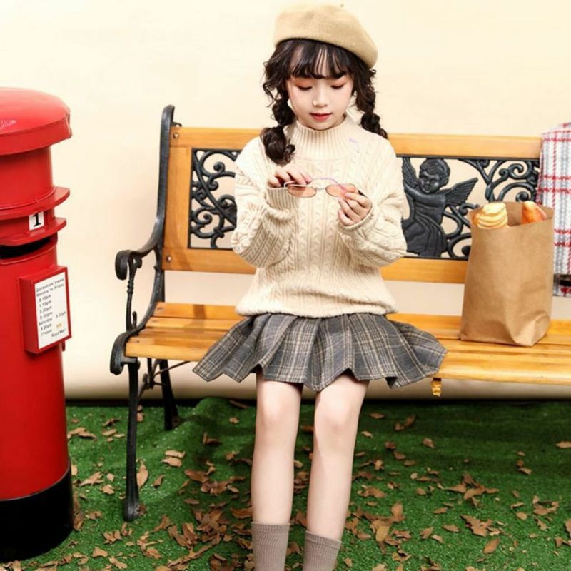 Váy Tennis dạ có lót quần cực xinh cho bé