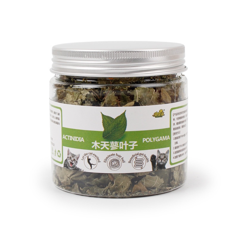 Lá Nho Bạc Actinidia Polygama (Silver Vine) Khô Hũ 10g AP10 MIAOCAT