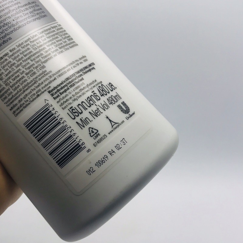 Dầu Gội Đầu Clear Men, Clear Bạc Hà, Clear Hoa Anh Đào, Clear Sakura Thái Lan 450ml/480ml | BigBuy360 - bigbuy360.vn