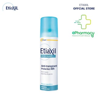 Xịt Khử Mùi Etiaxil Déodorant Anti-Transpirant 48h Anti-Traces Blanches & Jaunes 100ml