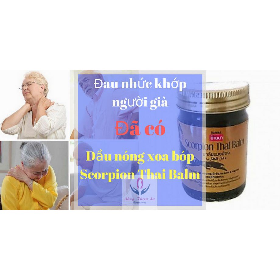 Dầu Nóng Xoa Bóp Nọc Bò Cạp Scorpion Thai Balm Thái Lan