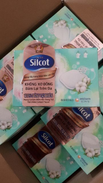 Bông Tẩy Trang Silcot 82 /66 / 40 miếng/hộp | BigBuy360 - bigbuy360.vn