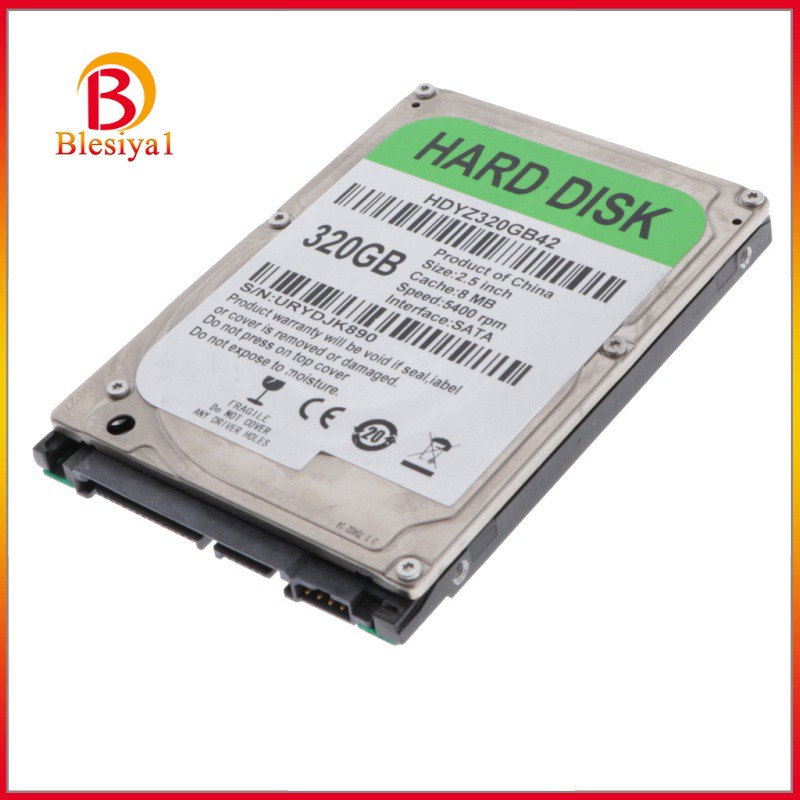 [BLESIYA1] 2.5&quot; 10mm SATA 16MB 320GB Laptop Internal Hard Drive Reading Speed 70-100M