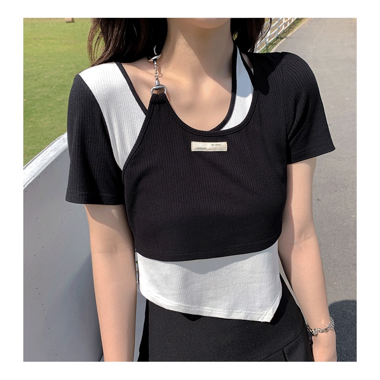Áo Thun Tay Ngắn Phong Cách Thời Trang Mùa Hè Hàng Mới 2022 Dành Cho Nữ