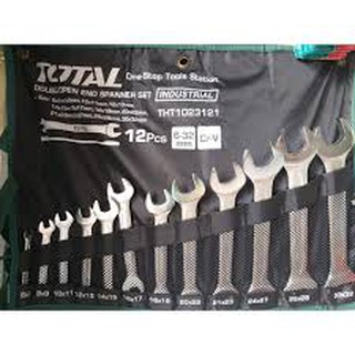 6-32mm Bộ cờ lê hai đầu miệng 12 chi tiết Total THT1023121