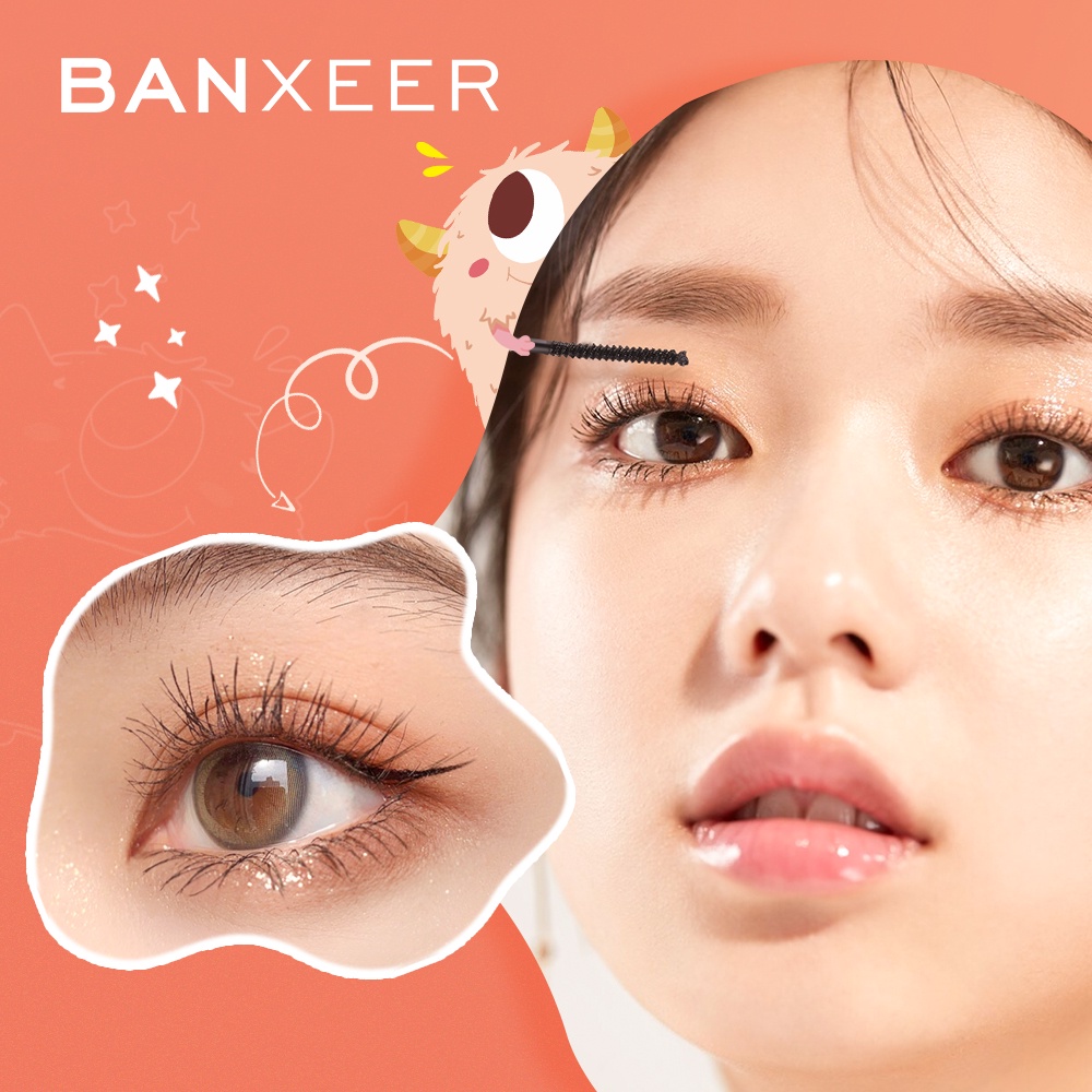 Mascara BANXEER chống thấm nước làm cong mi trang điểm tự nhiên chống nhòe 21g | WebRaoVat - webraovat.net.vn