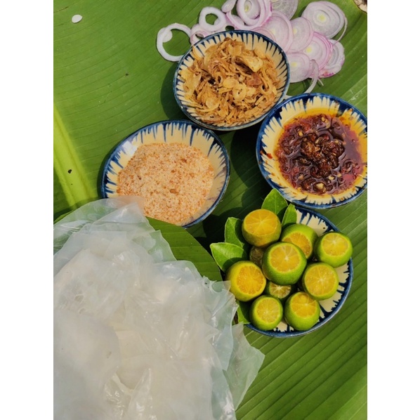 Combo tiết kiệm 55k bánh tráng phơi sương muối nhuyễn - hành phi - Shop bánh tráng nhà làm Quỳnh Như - Bình Dương