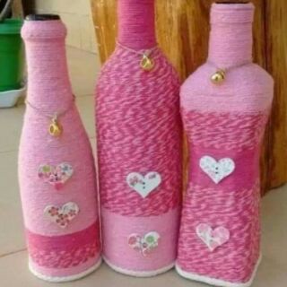 12 cuộn dây giấy quấn lọ trang trí
