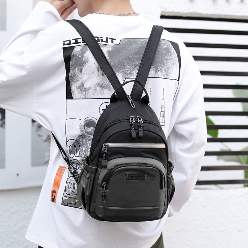Túi Đeo Chéo Một Bên Vai Đa Chức Năng Kích Thước Nhỏ Sức Chứa Lớn Đa Chức Năng Mới Cho Nam