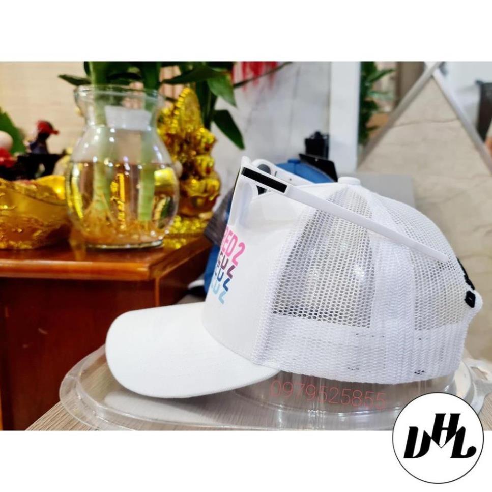 (Hàng VNXK) Nón kết, mũ lưỡi trai HÀNG HIỆU DSQUARED2 vải KAKI nhập khẩu thời trang (Ảnh thật)