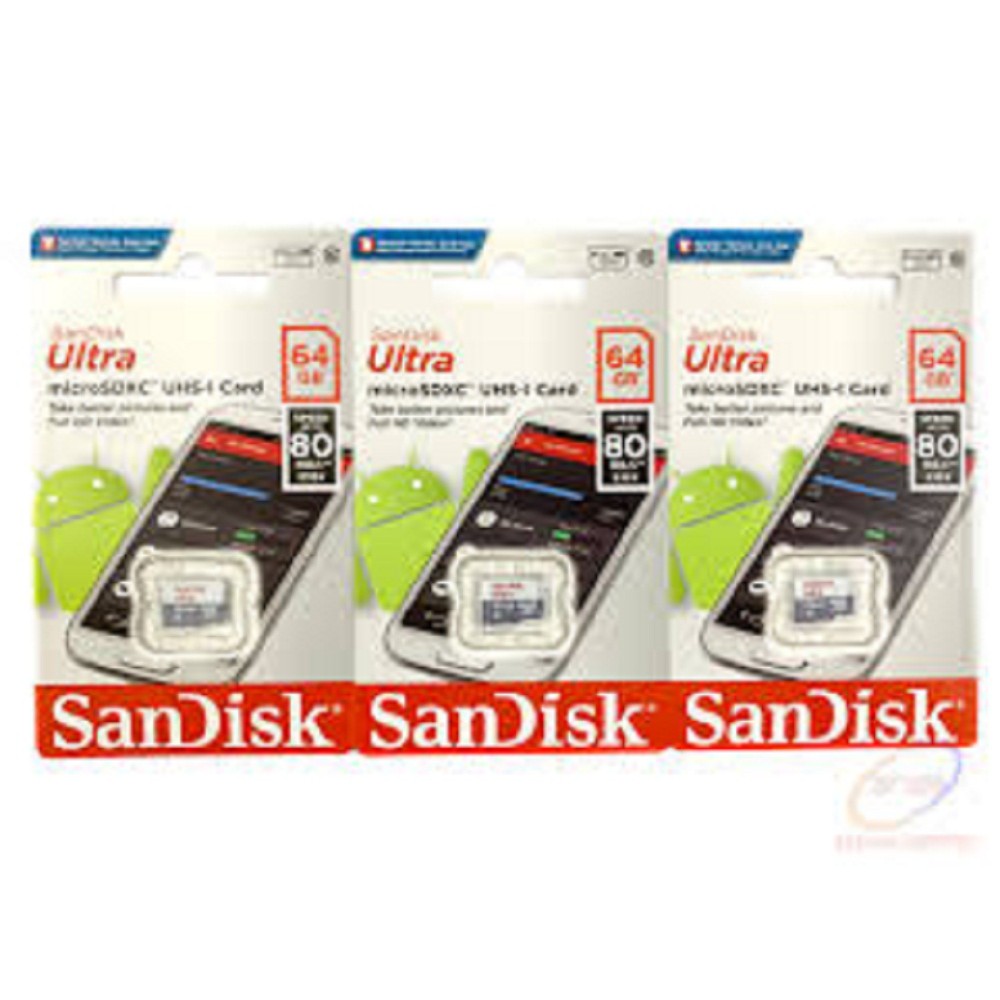 Thẻ nhớ Sandisk 64GB, BH 5 năm, có phần mềm test thẻ