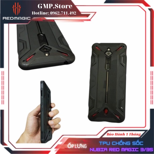 Ốp silicon Nubia Red magic 3 / 3s tặng kèm 1 miếng gắn tay cầm chất lượng