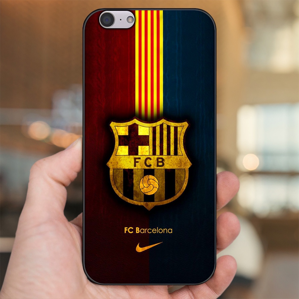 Ốp lưng Oppo A39, F3 Lite viền đen in hình Barcelona Barca