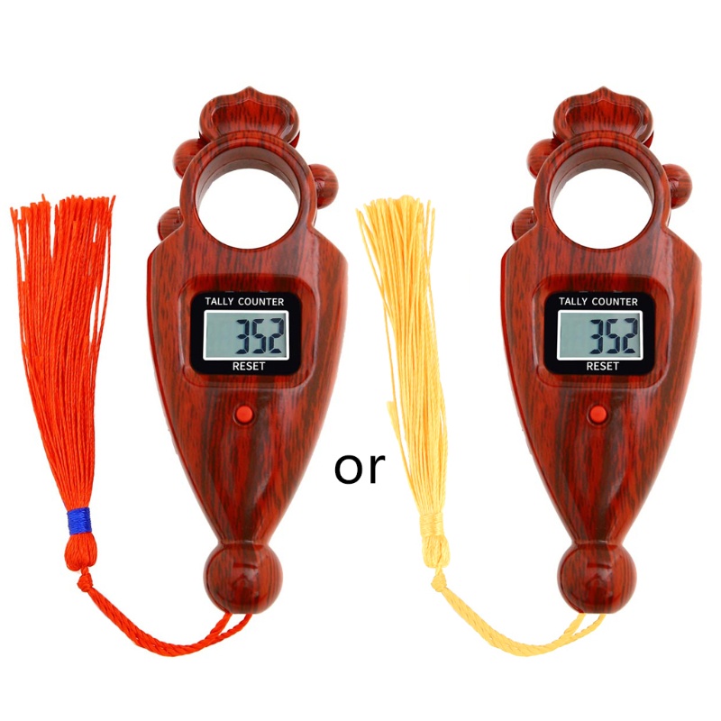 Máy Đếm Hạt Kỹ Thuật Số Đeo Ngón Tay Di Động Tiện Dụng