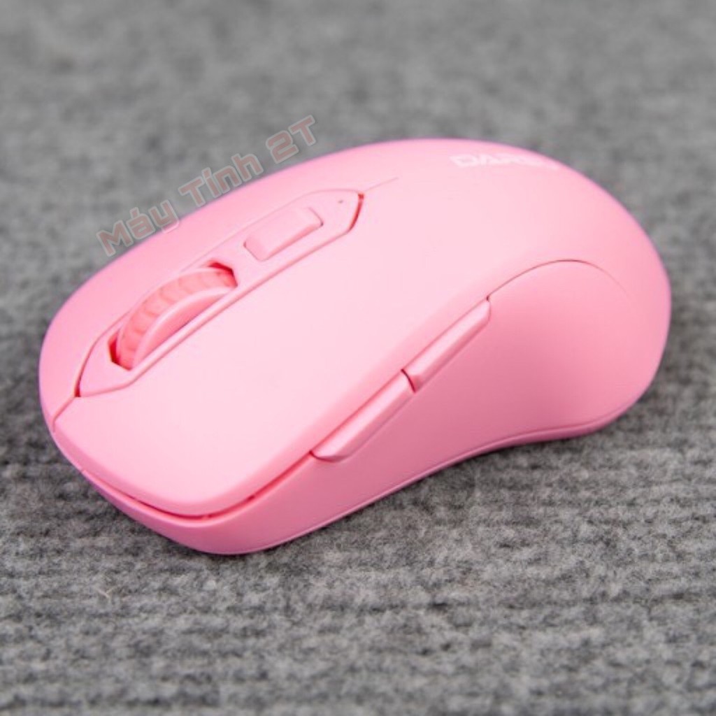 [CHÍNH HÃNG] Chuột Không Dây Gaming  Dareu LM115 Pink cực cute - bảo hành 24 tháng - MÁy Tính 2T