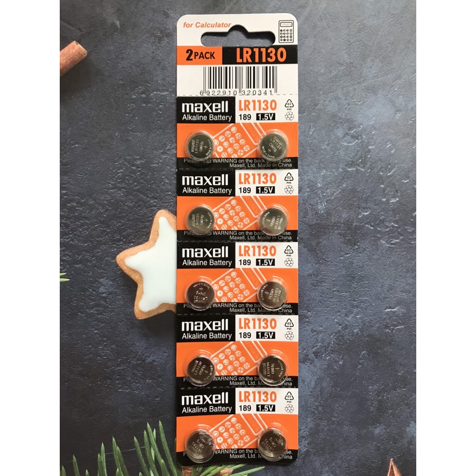 Pin 1130 Maxell LR1130 Chính Hãng Pin Dùng Cho Máy Tính