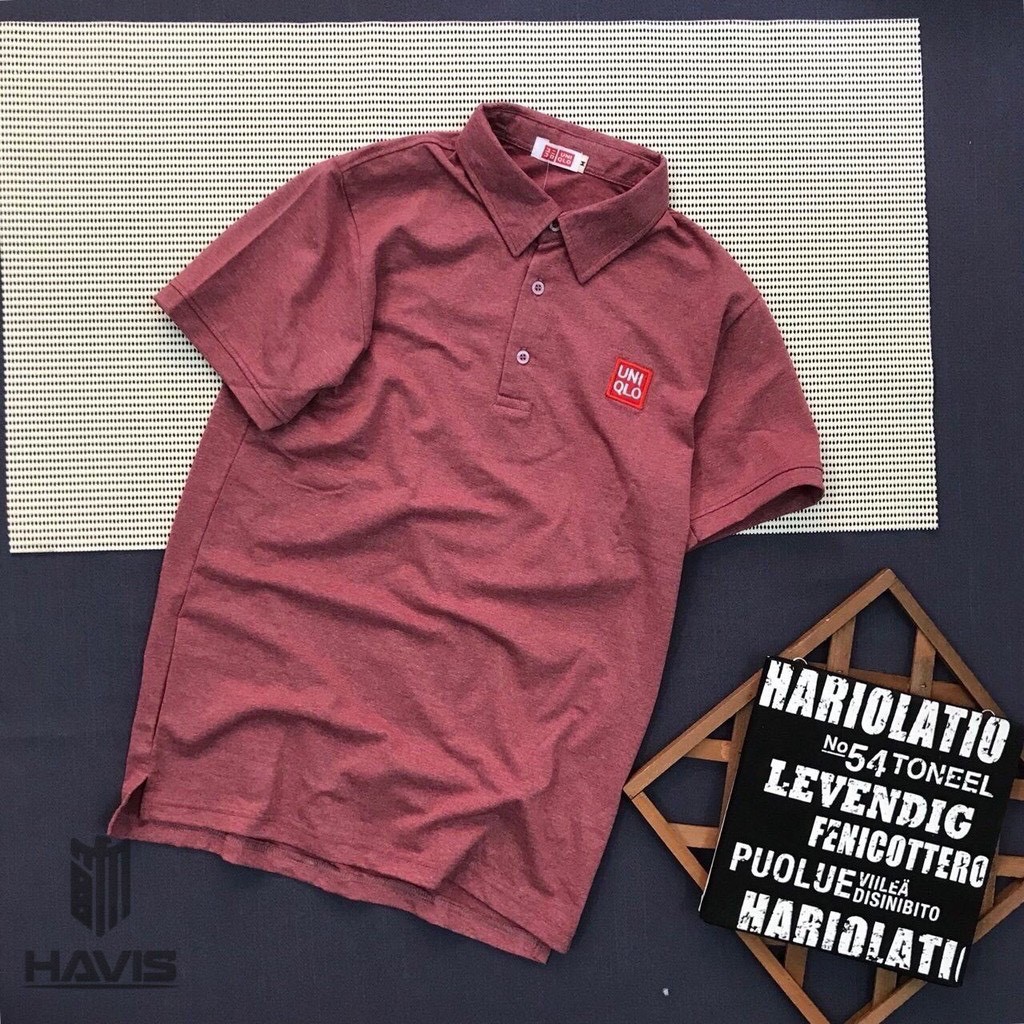 Áo thun nam cổ bẻ Havis hàng xuất khẩu chất lượng tốt  - Thời Trang Havis - ASTD002