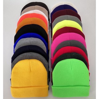 Mũ Len Beanie Cá Tính - Nón Len Trơn Hàn Quốc Thời Trang Hàng Xuất Hàn