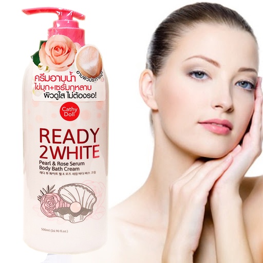 Chai 500ml Sữa tắm trắng da Cathy Doll Ready 2 White One Day Whitener Body Cleanser (Date: 24 tháng)