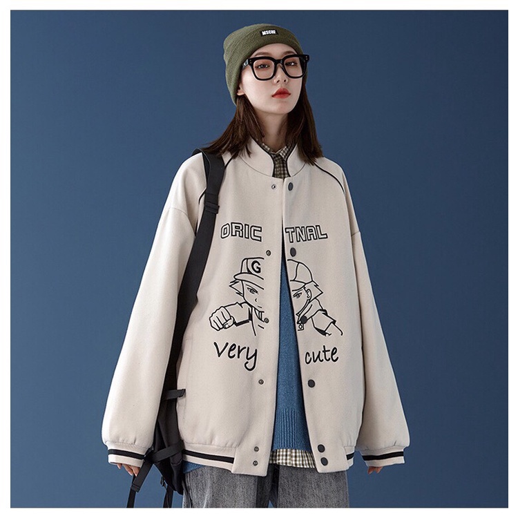 Áo Bomber  Unisex  2 Màu Chất Nỉ Ngoại Áo Khoác Ulzzang basic M784 Teenstore.365