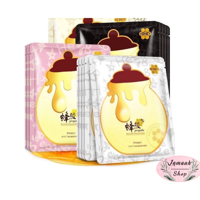 [FREESHIP] Mặt Nạ Mật Ong HONEY images Dưỡng Trắng Da, Cấp Ẩm, Thải Độc, Dưỡng Da Mụn Mask