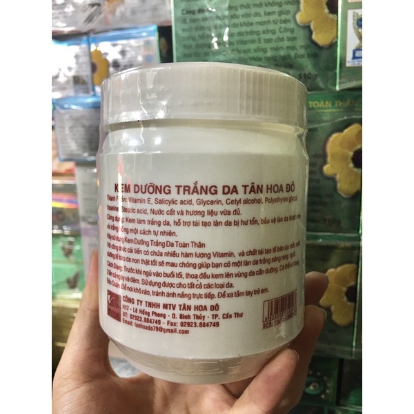 Kem velvet whitening body lotion hủ 350G hàng việt
