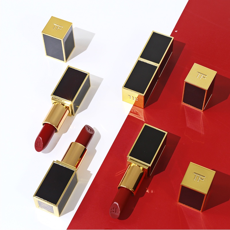 Thỏi Son Lì Nhung Mịn Thiết Kế Vỏ Màu Đen 3g Thương Hiệu tf tom ford