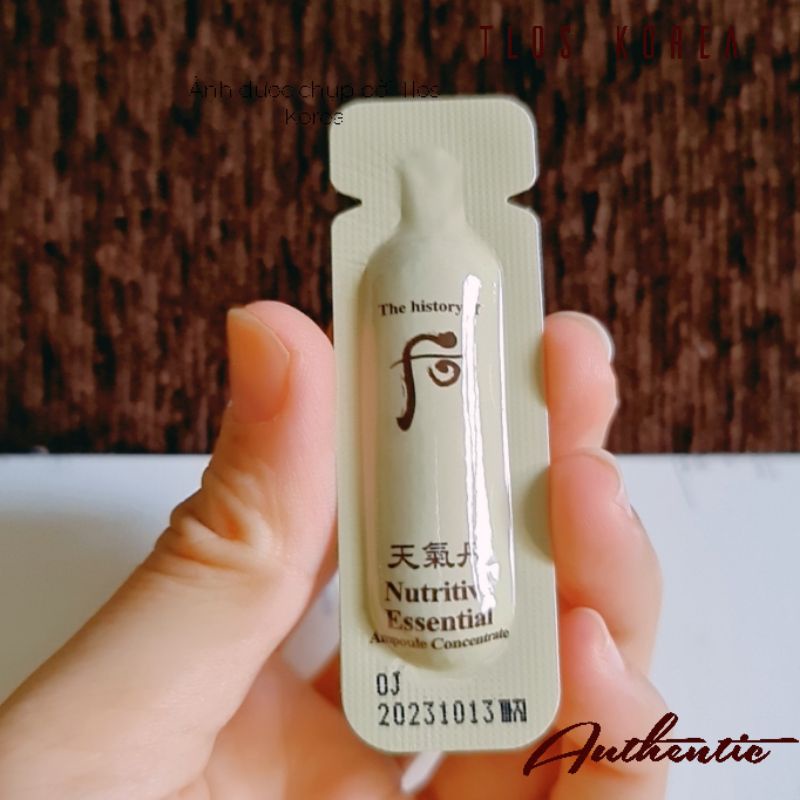 Combo 10 Gói Tinh Chất Sâm Núi Dưỡng Da Chống Lão Hóa Cao전기단 화현 윤 앰플nutritive Essential Ampoule   Concentrate